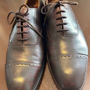 Brooks Brothers UK Bench Made Perforated Captoe. Hardly worn. Goodyear welted.